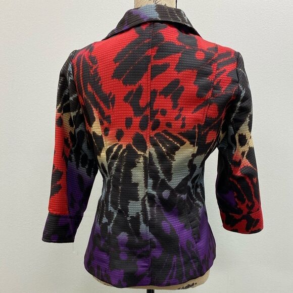 Mesmerize quilted multi colored falcon suit jacket - Picture 6 of 7
